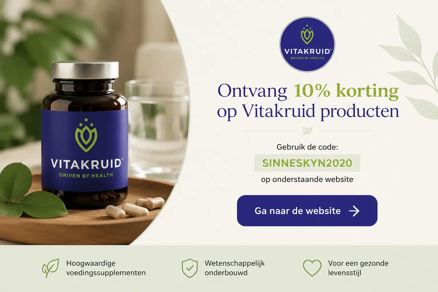10% korting op Vitakruid producten