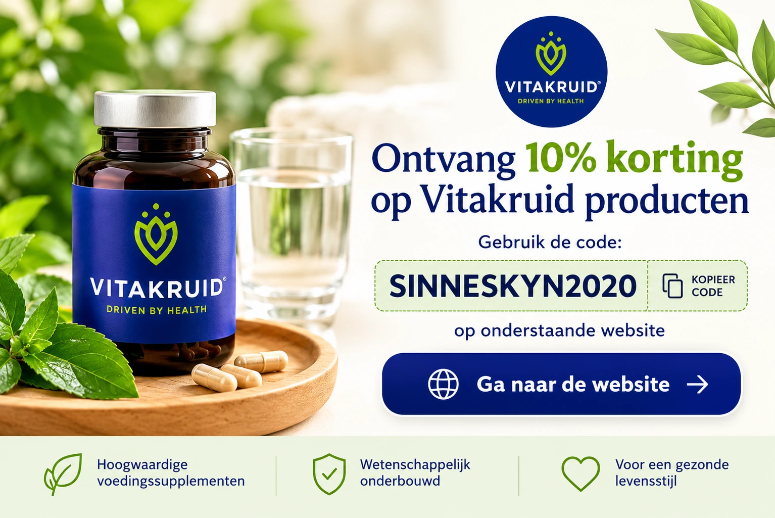 10% korting op Vitakruid producten